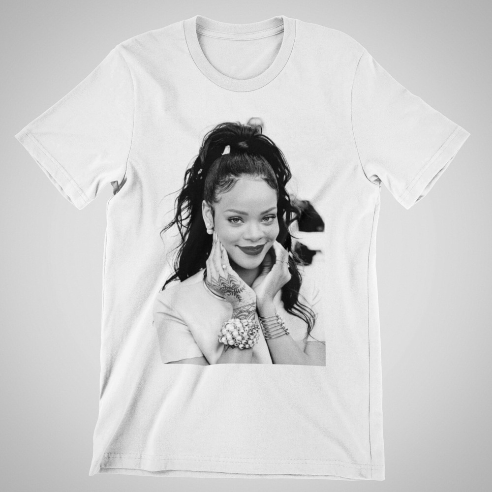 Rihanna Shirt White Tee Tshirt